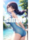 水着と美女と 画像3