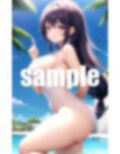 水着と美女と 画像8
