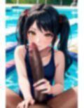 真夏のスク水女子に中出しぶっかけ 画像2