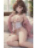 白肌巨乳美女「こっちにきて」 画像1