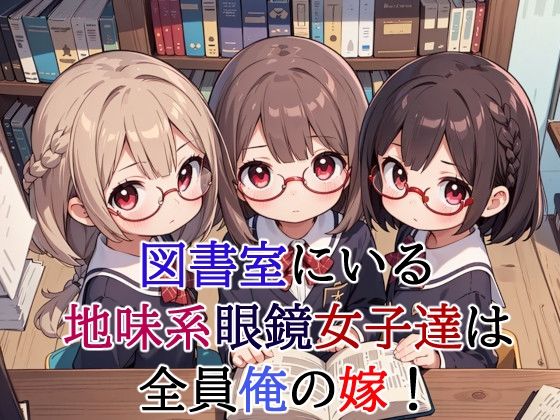 図書室にいる地味系眼鏡女子達は全員俺の嫁！_1