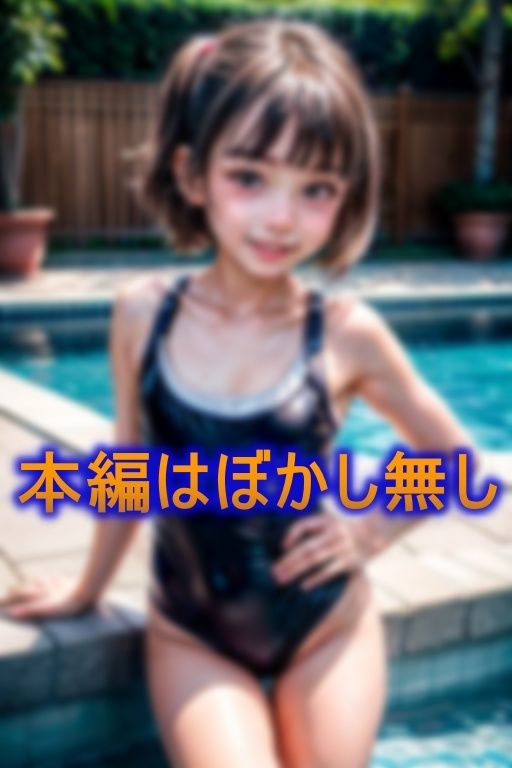 つるぺた貧乳ボディな女生徒のスク水姿が卑猥過ぎてたまりません！_4