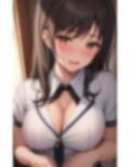 巨乳CAの職場で‥ お客さん少ないからバレないよ！ 画像5