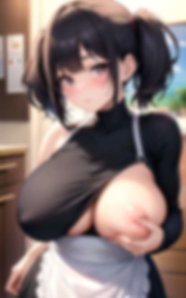 無愛想だけどいつでも揉ませてくれる爆乳メイドさん_4