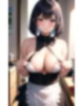 無愛想だけどいつでも揉ませてくれる爆乳メイドさん 画像1