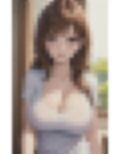 Hカップ美女 魅惑の谷間 画像1