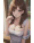 清楚な白シャツ姿 画像1