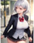 犯●れた銀髪ショートJK
