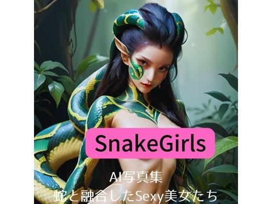 SnakeGirls AI写真集 蛇と融合したSexy美女たち