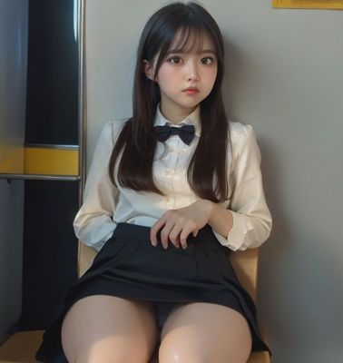 【動画】電車で美少女対面パンチラ/Beautiful girl face-to-face panty shots on the train【movie】_4