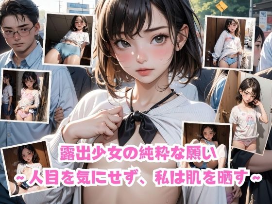 露出少女の純粋な願い ～人目を気にせず、私は肌を晒す～