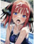 スク水の五つ子に我慢できなくてぶっかけてしまった