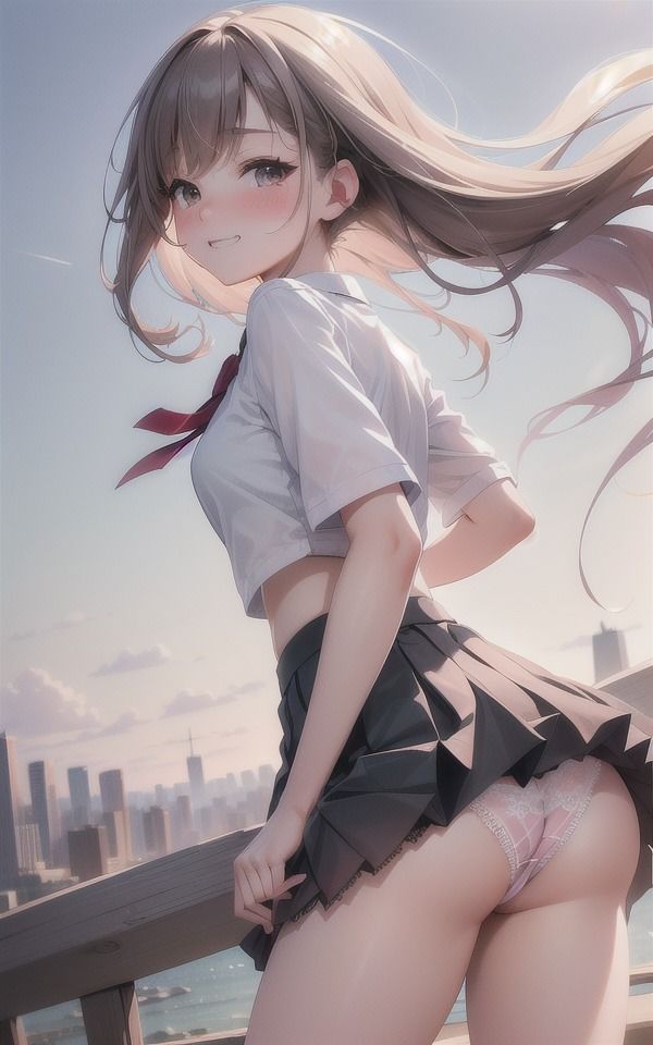 美少女JKのパンツがチラリ 画像4