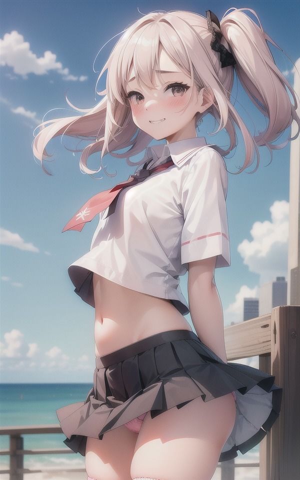 美少女JKのパンツがチラリ 画像5