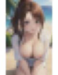 ポニーテール美女 巨乳で誘惑 画像3