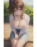 ポニーテール美女 巨乳で誘惑 画像4