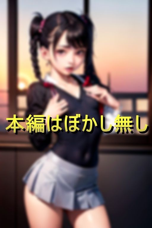 家庭教師から中出しされちゃう優等生の貧乳お下げ女子校生 画像1