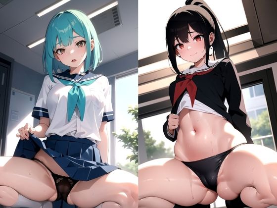 用務員さんは汗かき制服美少女たちのおパンツを検査しないといけない3 画像5