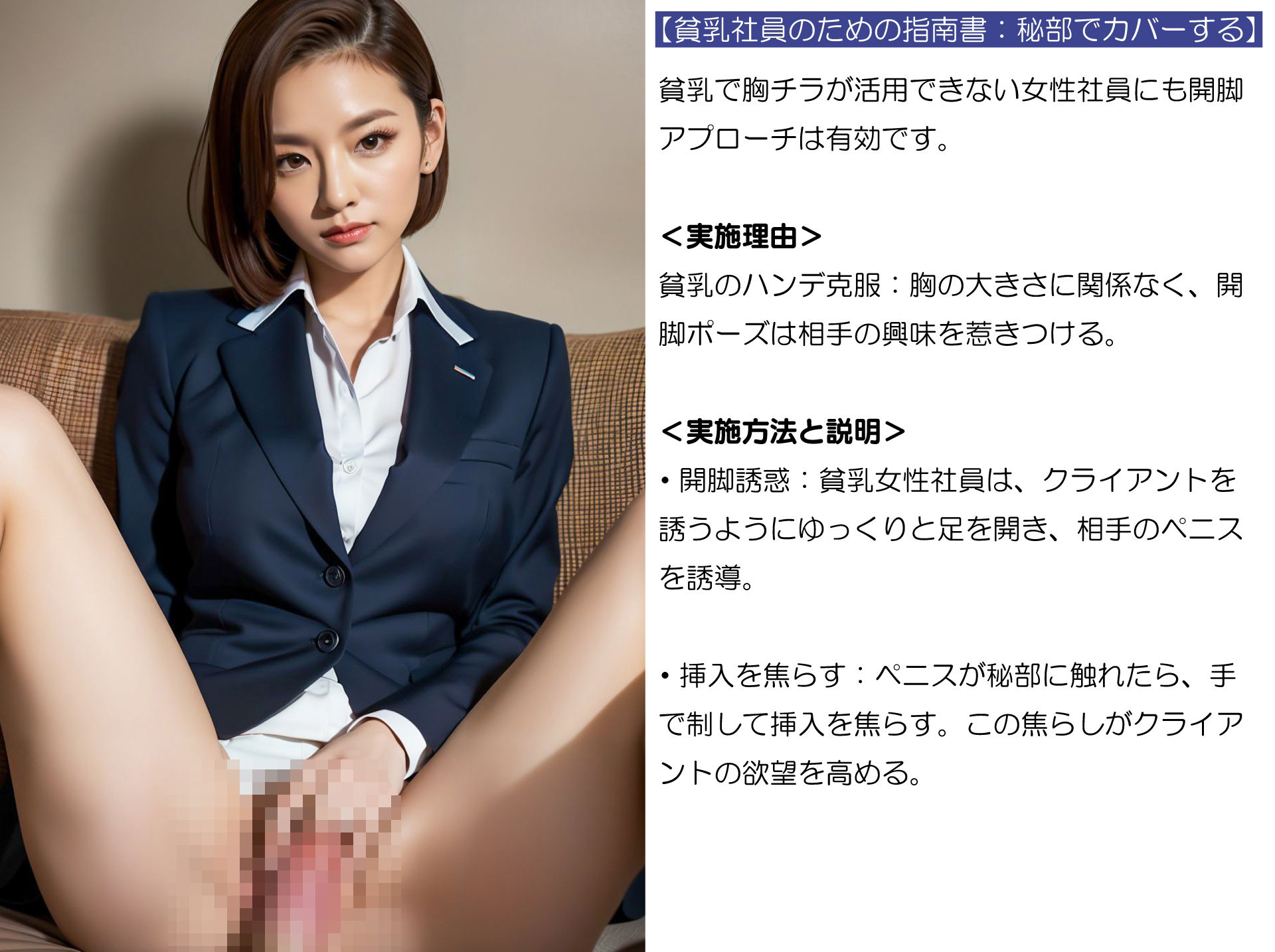 女子社員セクハラ業務マニュアル おま◯こ営業戦術7