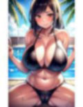 真夏の爆乳ビーチサイドでドピュっ！ 画像1