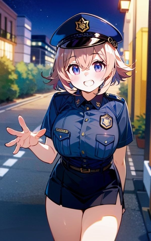 おちんぽ警察出動！こんなにおっきいの違反だぞっ！小さくしてアゲルね。