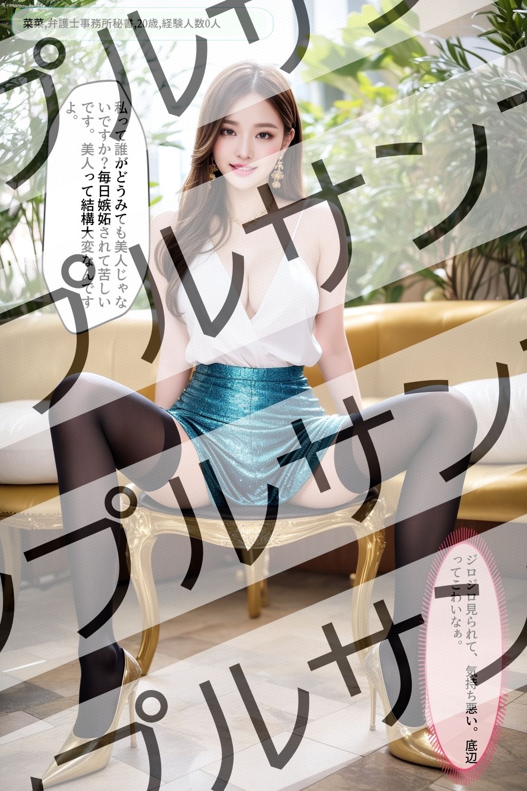 性格は悪いけど顔が可愛すぎる美脚ストッキング女 vol.1 - A woman with beautiful legs in stockings who has a bad personality but a cute face -