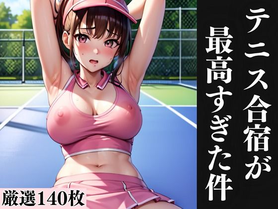 【エロの帝王】同人CG・AI『テニス合宿が最高すぎた件』