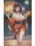 お祭りデート 夜の巨乳美女 画像2