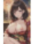 お祭りデート 夜の巨乳美女 画像4