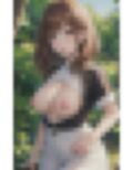 自然の中の露出美女 画像2
