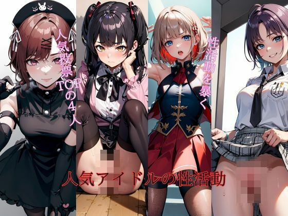 【PureWork】アイドルマ〇ター シャ〇ニーカラーズの人気投票上位4人の性生活を監視する『人気アイドルの性活動』