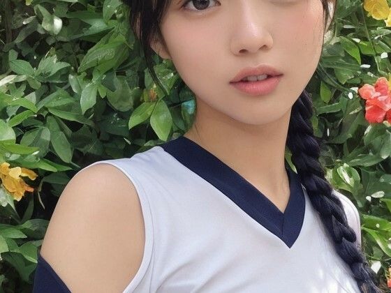 運動着姿が素敵な美女 AIグラビア写真集