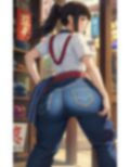 プリっとしたおしりの美少女〜私のおしり触ってみます？
