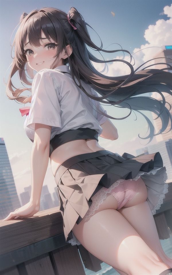 パンツ丸見えの美少女JK特集 画像4