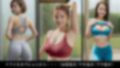 【4K】おっぱいで応援してくれる裏パーソナルジムのお姉さん【385枚】