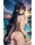 海辺で美少女がエロイ体を露出〜ぷりっとしたおしりを触ったら…