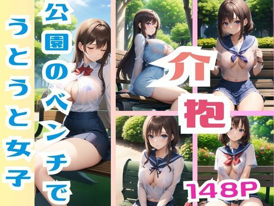 介抱！公園のベンチで うとうと女子【can】