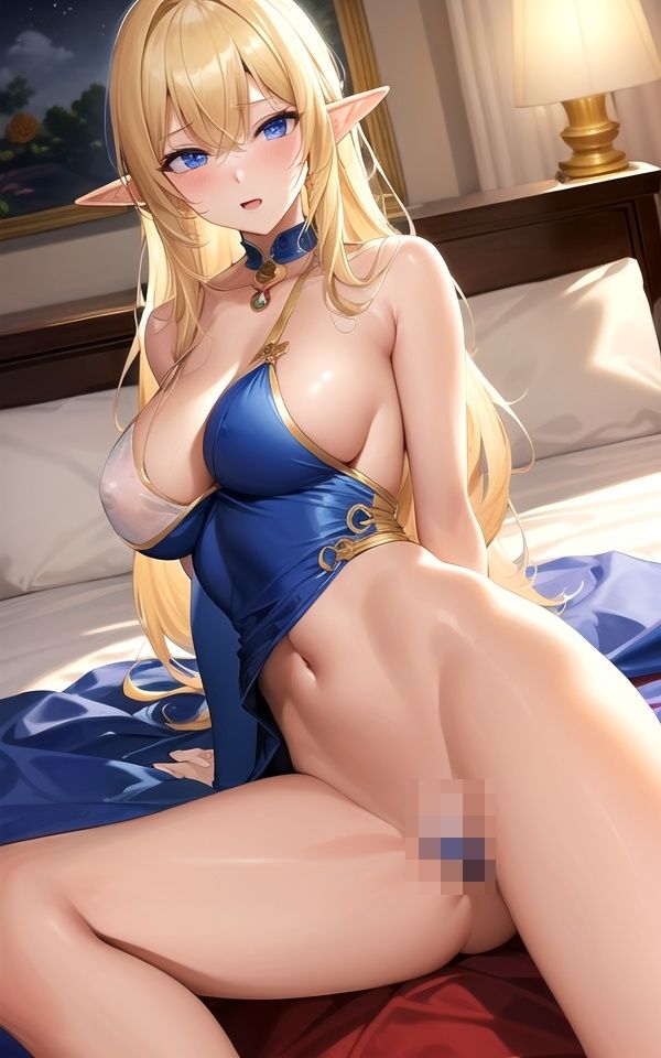 異世界ファンタジーエルフ王女 爆乳えろボディのエルフ王女が快感に堕ちる 画像1