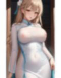 美女のちょっとエッチなコスプレ 胸が少しキツイかな？ 画像7