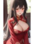 美女のちょっとエッチなコスプレ 胸が少しキツイかな？ 画像8