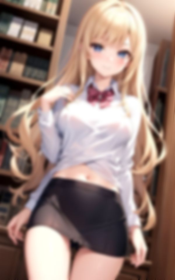 エロすぎると噂の図書委員を見に行ったらとんでもない淫乱美女でした。_7