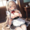 ちょっとえっちなねこみみ風メイドさん 画像2