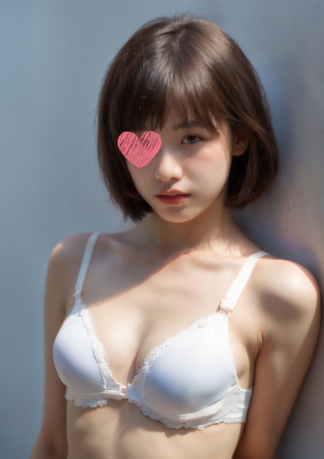 ショートヘア女子大生8