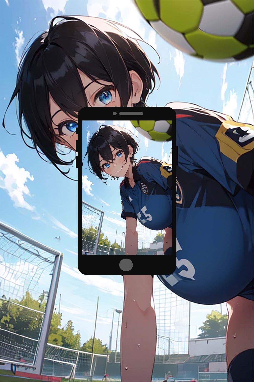 おかしなスマホアプリで「エッチよりもスポーツに夢中な部活女子」を【即オチ2コマ】させる話_4