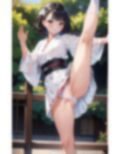 色々な服でハイキックパンチラ02