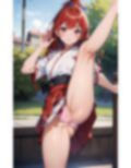 色々な服でハイキックパンチラ02