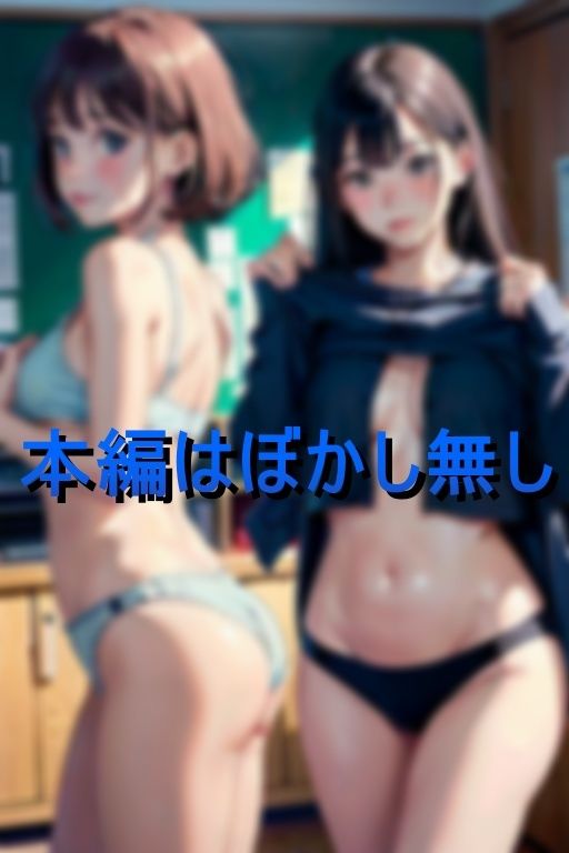 女子校の更衣室を覗いていたら女生徒達の振る舞いがお下品過ぎて射精した 画像1