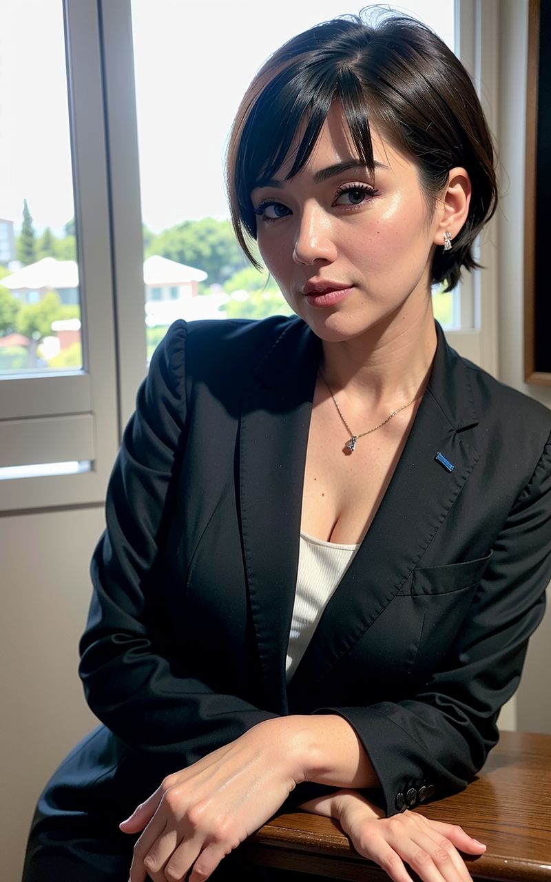 サンプル画像1:視る婦×MILF-上司を演じる美魔女-(空想AI美女本舗) [d_393937]