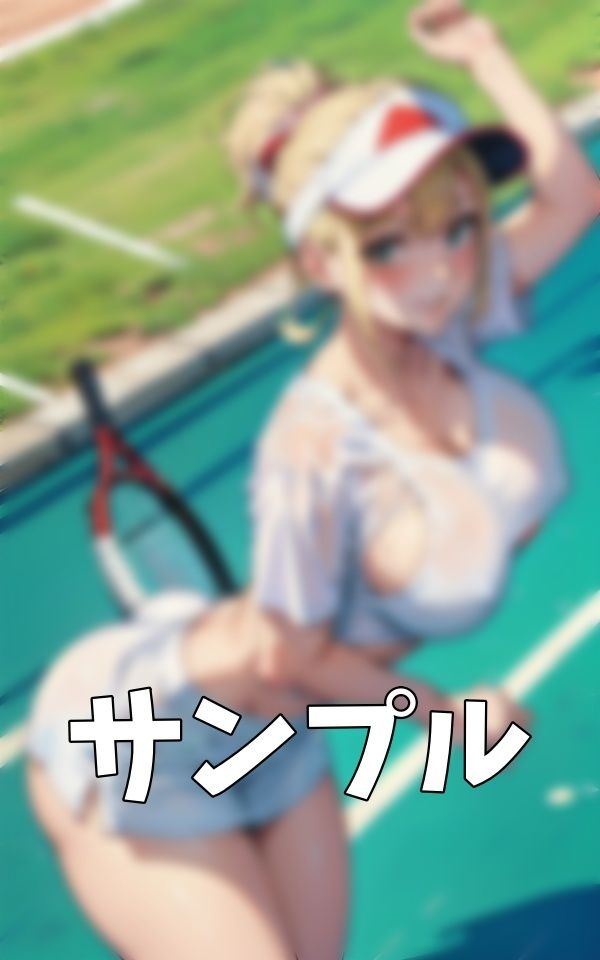 Gカップのテニス選手！サークルで一緒になったノーブラ爆乳美女〜勝ったらおっぱいを触らせてくれるゲーム〜 画像5