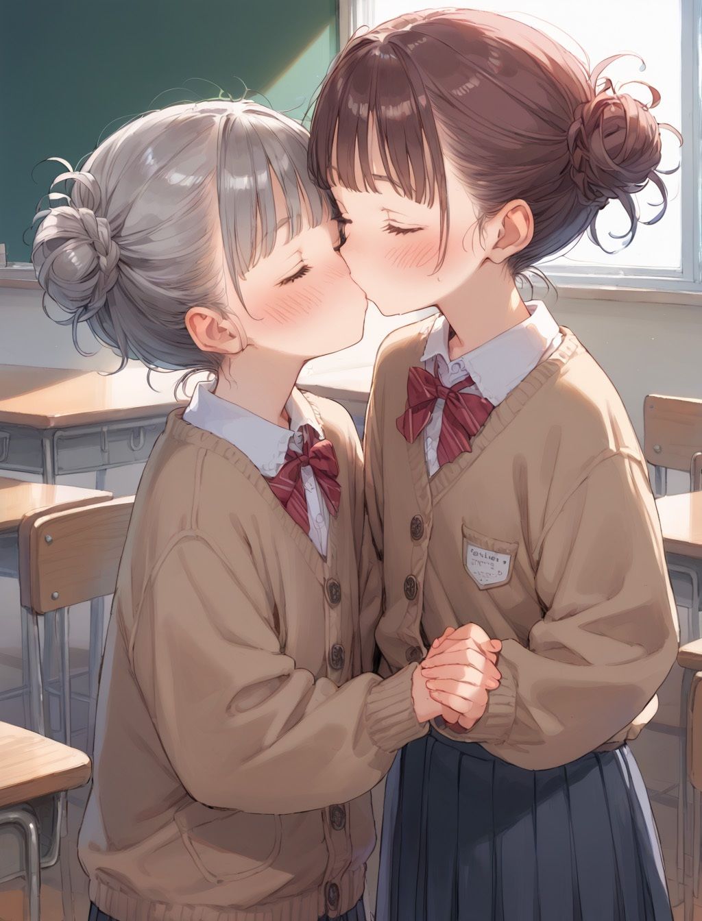 キスする二人4